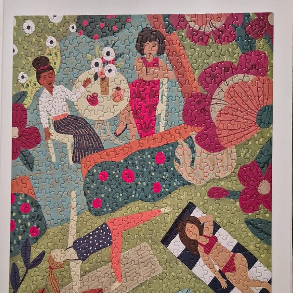 500 Piece " Girls Night In" Jigsaw Puzzle - Picture 2 of 5